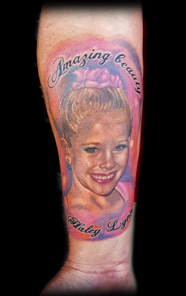 portrait tattoo artist at Masterpiece Tattoo in San Francisco