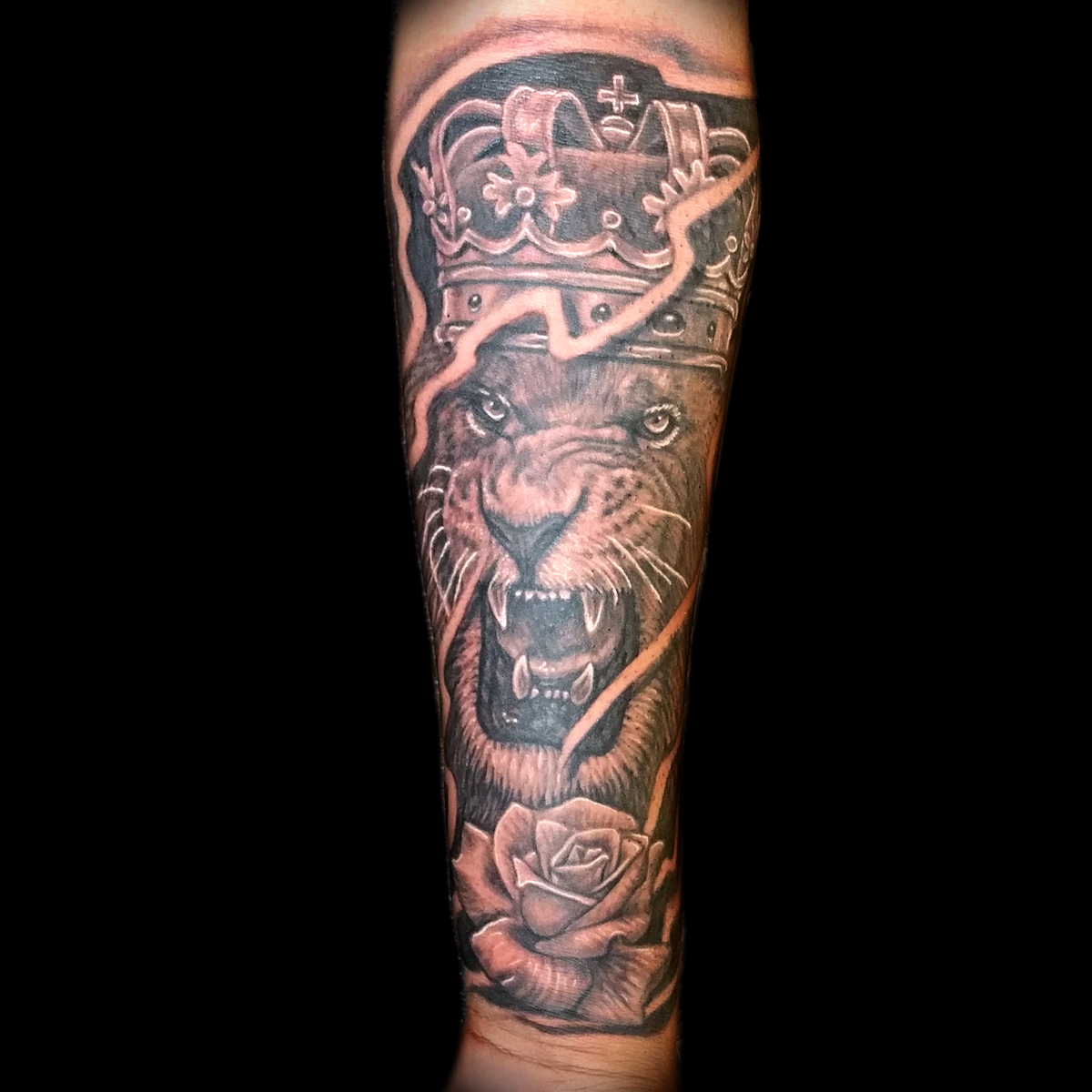 1sheet Lion, Rose, Eye, Clock Design Tattoo Sticker | SHEIN USA