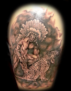 skull warrior tattoo