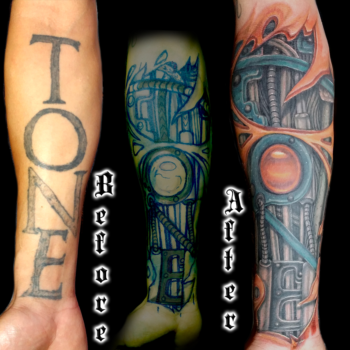 Biomechanical Tattoo by kayden7 on DeviantArt