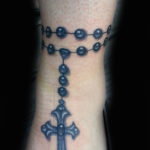 3d rosary tattoo