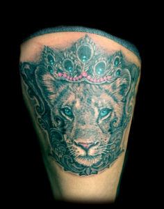 lioness queen tattoo