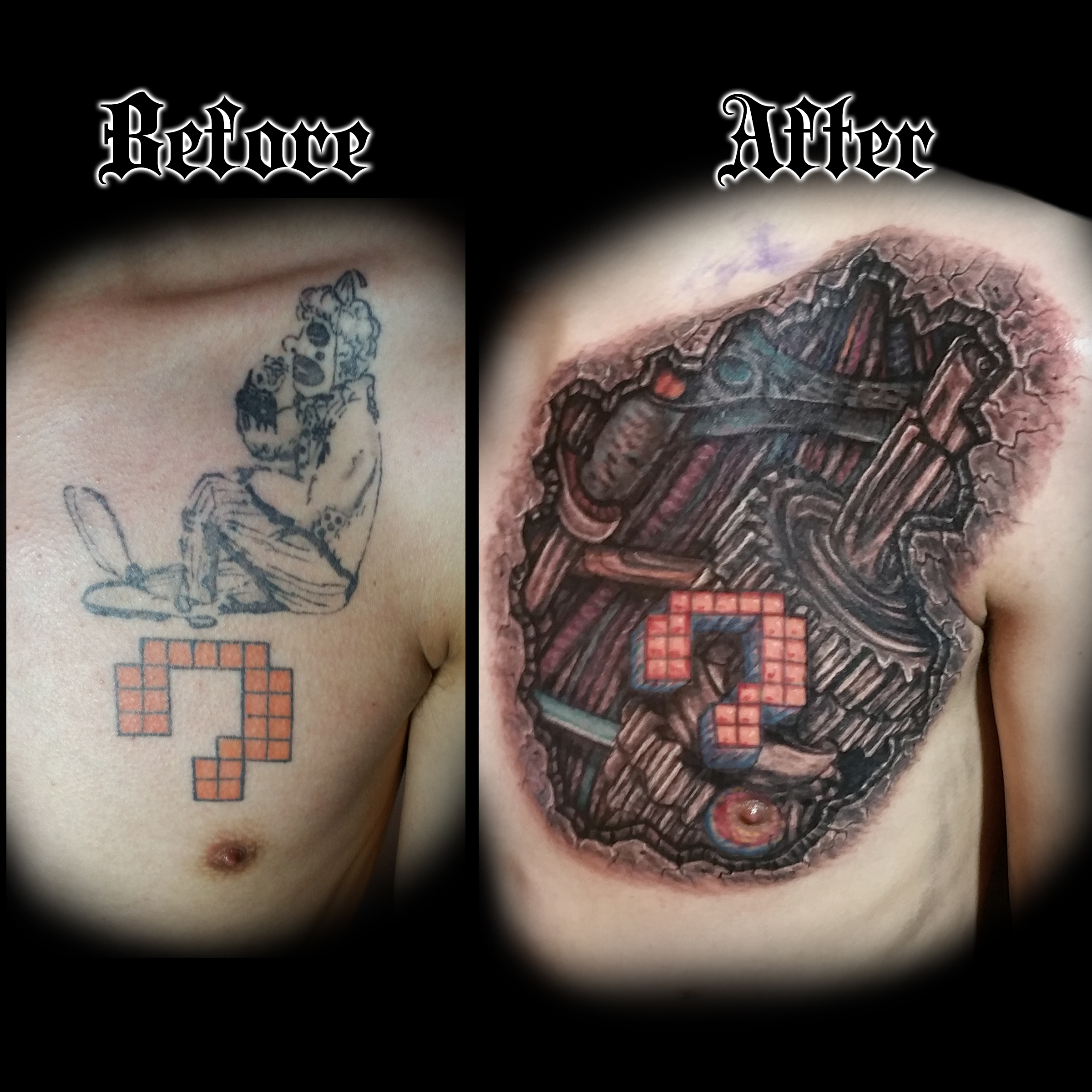 Biomechanical Tattoo by HG Giger · Creative Fabrica