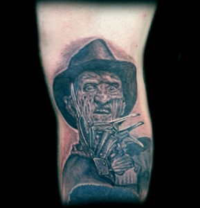 Freddy Kruger tattoo