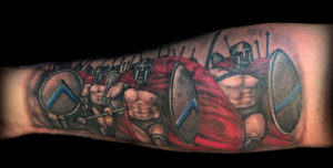 spartan warriors tattoos