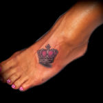 small princess crown tattoo