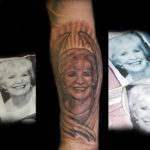 angel grandma memorial tattoo
