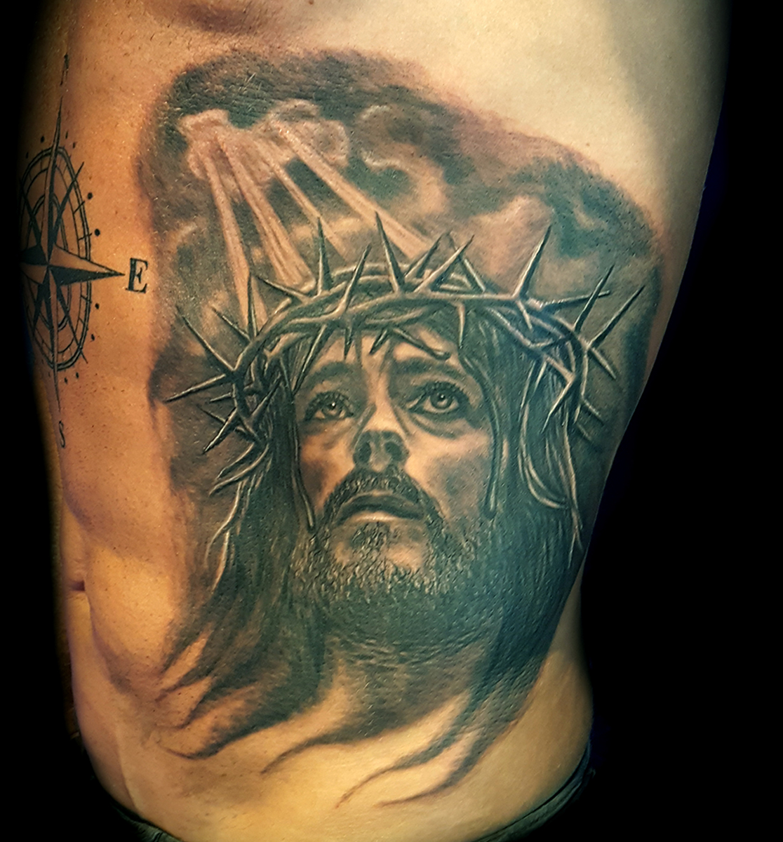 Stylish Christian Cross Tattoos for Men