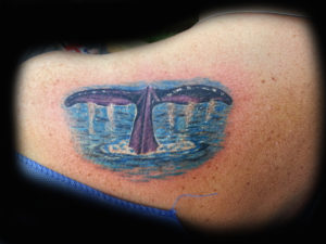 whale tale tattoo