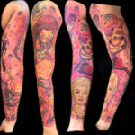 girly tattoo sleeve
