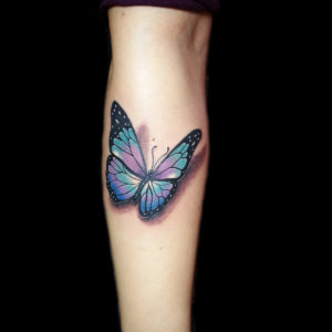 3d tattoo butterfly