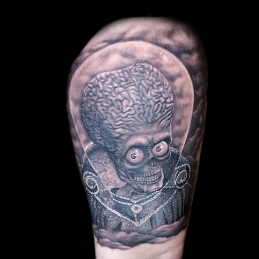 realistic horror tattoos done at Masterpiece Tattoo in San Francisco