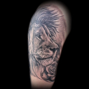 lion mane tattoo