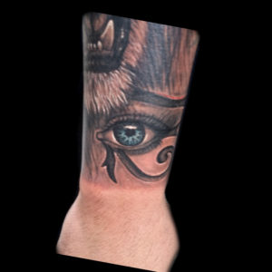 eye of rah tattoo realistic
