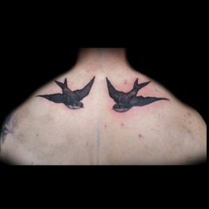 nautical sparrows tattoo swallows