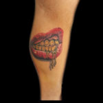 lips 3d tatoo