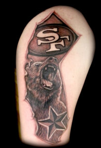 San Francisco 49ers tattoo
