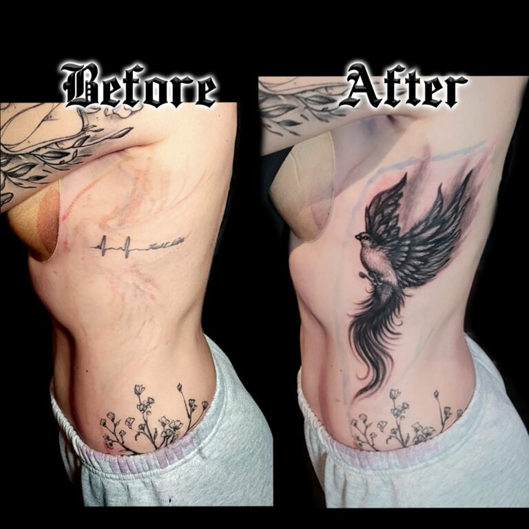 Cover-up Tattoos by Brian Martinez at Masterpiece Tattoo