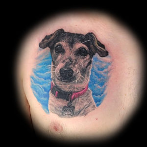 dog color tattoo