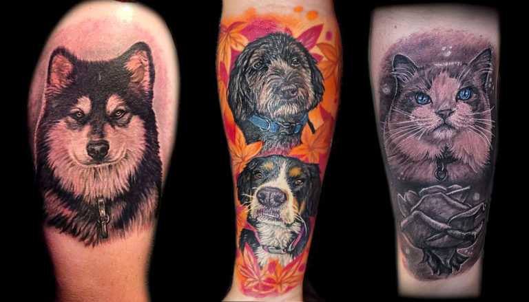 pets portrait tattoo artist San Francisco bay area